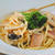 うなぎの燻製とたっぷりキノコのパスタ