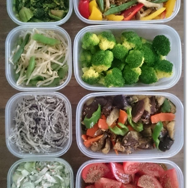 今週の常備菜☆１時間半で８品、簡単に作る方法は？＆離乳食のストック