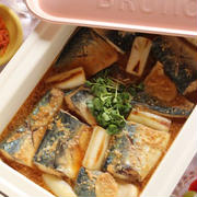 「ホットプレートでさばのみそ煮」と和食ディナー