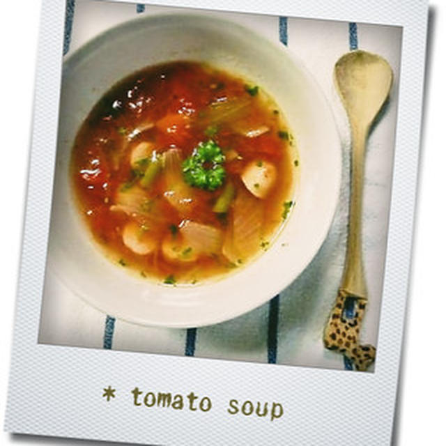 【　真っ赤なﾄﾏﾄのお野菜ｽｰﾌﾟ　】