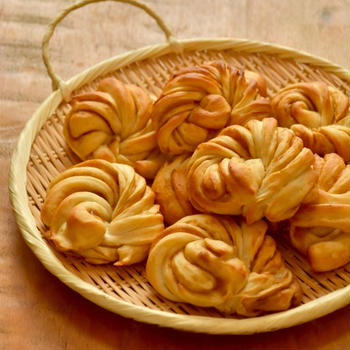 紅茶の折り込みパン焼きました