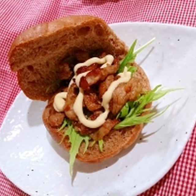 【糖質制限】手作り焼肉だれで焼肉バーガー♪