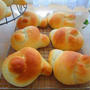 白ねり胡麻のパン♪たらこかまぼこポテトサラダサンド♪