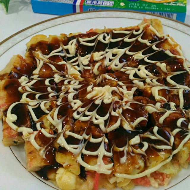 《レシピ有》イタリアン風キリINお好み焼き、ダンスレッスン。
