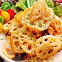 揚げない蓮根チップス・チーズ味(動画レシピ)/Lotus Root Chips made without frying.