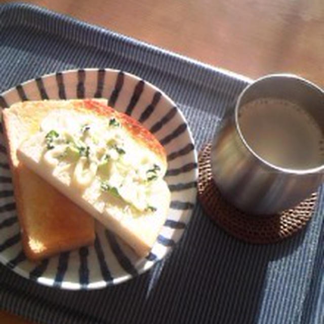 かいわれマヨトースト♪