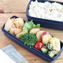 【#高校生弁当】鶏むね肉とたけのこのガーリック醤油弁当♪