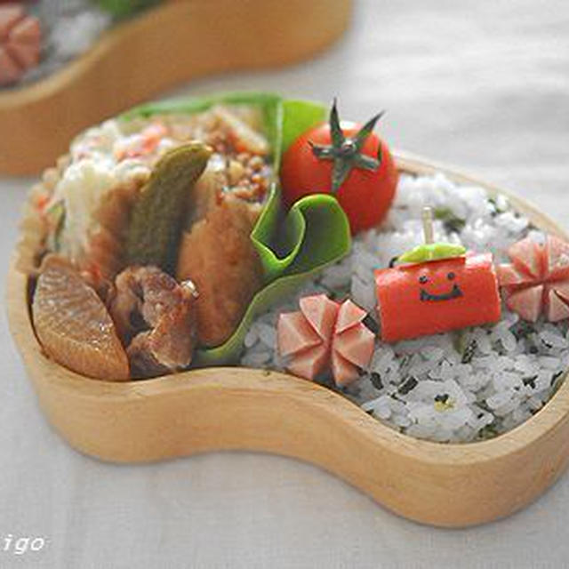 【連載】レシピブログ「赤ウインナーで子鬼のお弁当」