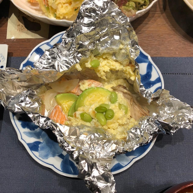 鮭のホイル焼き