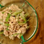 鶏のササミと押し麦のくるみ味噌和え