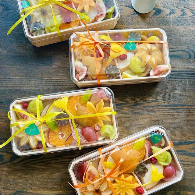 フルーツ100%で秋のふきよせ弁当♪