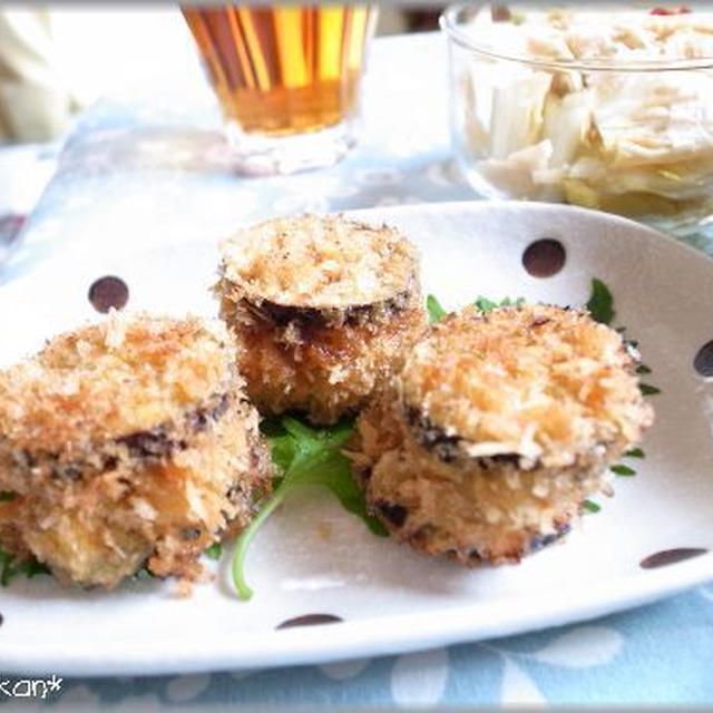 茄子のはさみ揚げ★