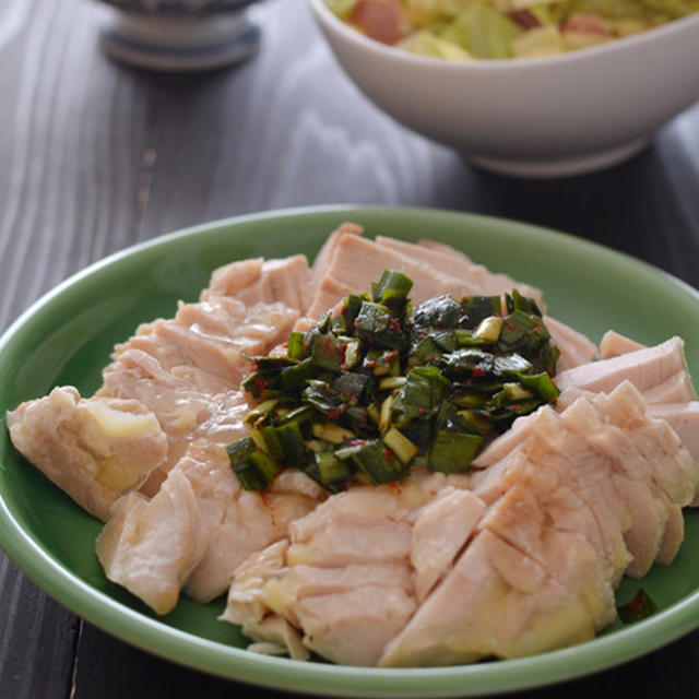 作り置き、アレンジOKのうす塩鶏のごはんの日。