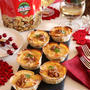 クリスマスにおすすめの前菜レシピ♡くるみと鮭のミニキッシュ