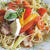 モッツアレラとペッパーのパスタ