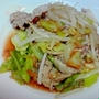 もやし、春キャベツ、豚肉のニンニク醤油炒め♪