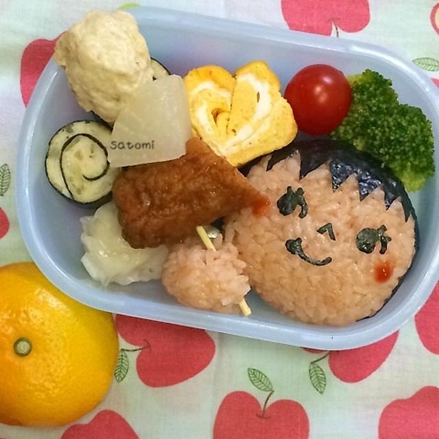 幼稚園弁当☆ジジョ太のおでんは静岡系～♫　キャラ弁(*´∀｀)　｛♫