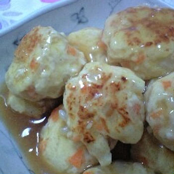 お野菜タップリつくねのあんかけ