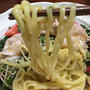 麺がうまぃ♡シマダヤ「もみ打ち」生冷し中華