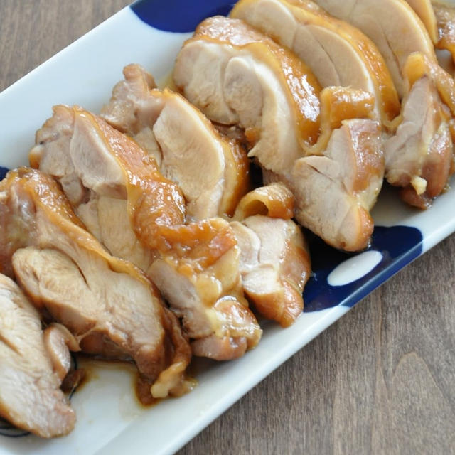 電子レンジで簡単でお手軽「鶏チャーシュー」