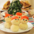 The Snowman potato !!! スノーマン型のポテト・クリスマス用・マッシュポテトで。 by 雨降りお月rさん