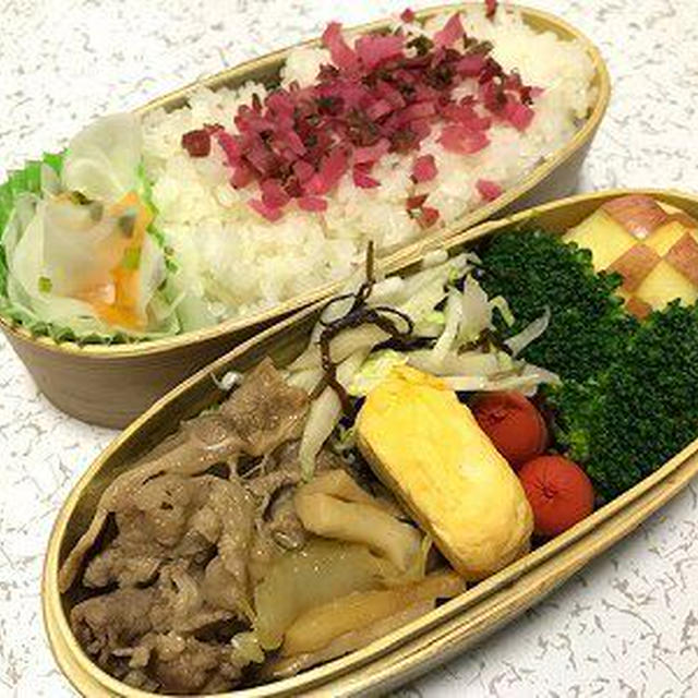 牛肉と白菜のすき煮風弁当