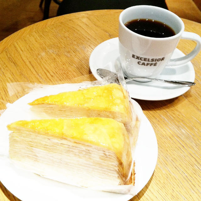 【おやつ☆エクセルシオールでミルクレープをもう一つ！】