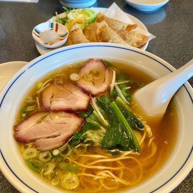 ラーメンと揚げ餃子 ♪