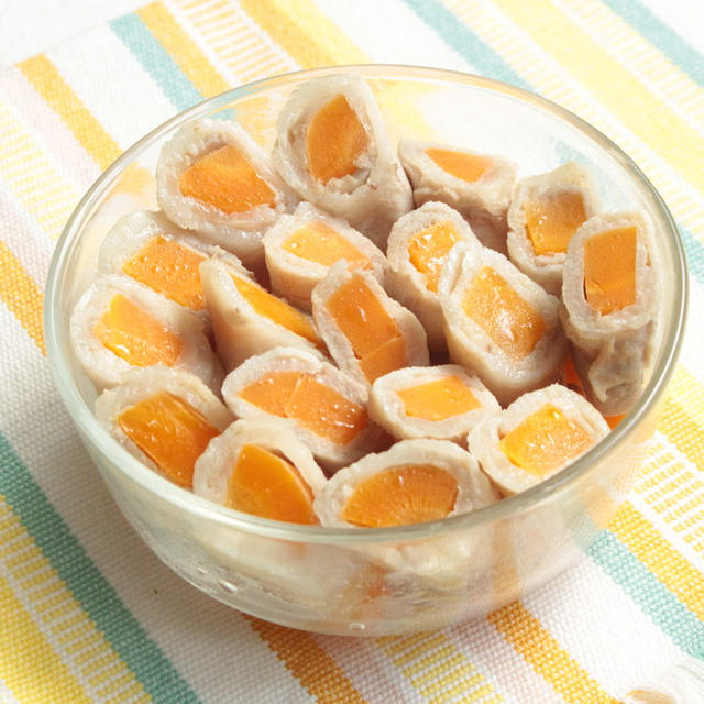 にんじんが甘くておいしい！レンジで簡単にんじんの肉巻きのレシピ。