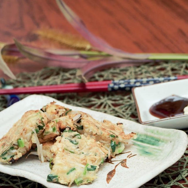 お好み焼き粉が余ったらコレ！もやしチヂミの簡単レシピ