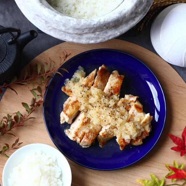 鶏肉レシピ。鶏肉の梨ソース煮。安くて簡単オススメ！