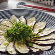 レンジでチン！なすのねぎポン酢和え