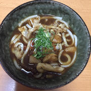 カレーの残りで簡単カレーうどん！