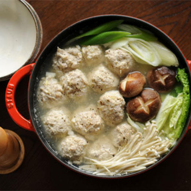 塩にんにく出汁の鶏だんご鍋 By Fumiさん レシピブログ 料理ブログのレシピ満載
