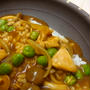 鶏としめじの和風炒めカレー