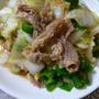おうちで楽しむ簡単レシピ 豚肉と白菜の生姜風味炒め＜甘い白菜が引き立ちます＞