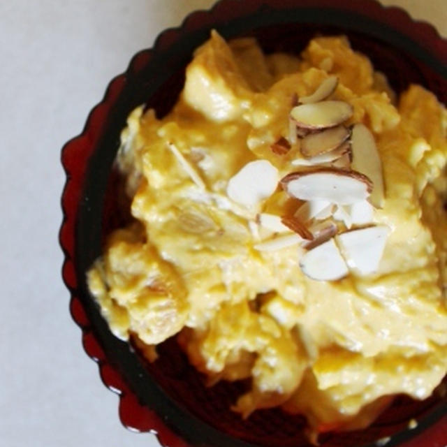 かぼちゃとクリームチーズのサラダ By 雪葉さん レシピブログ 料理ブログのレシピ満載