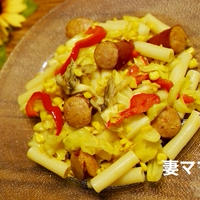 ソーセージ入りキャベツソテー♪　Sausage & Cabbage stir