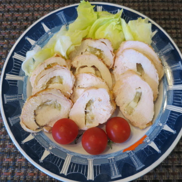 夏にさっぱり！鶏胸肉のレモン巻き