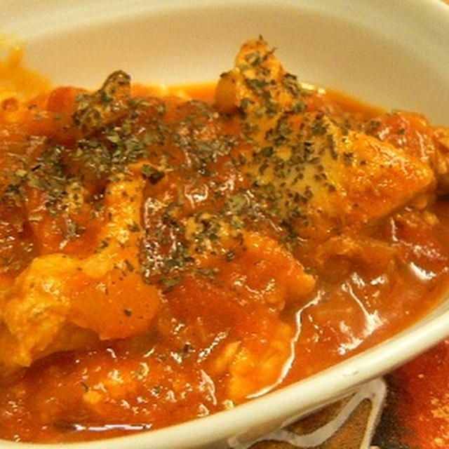 【うちレシピ】チキンのトマト煮(カチャトーラ)★かんたん煮るだけ