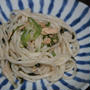 葱タップリ！ツナと海苔の焼うどん