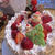 苺のショートケーキでクリスマス♪
