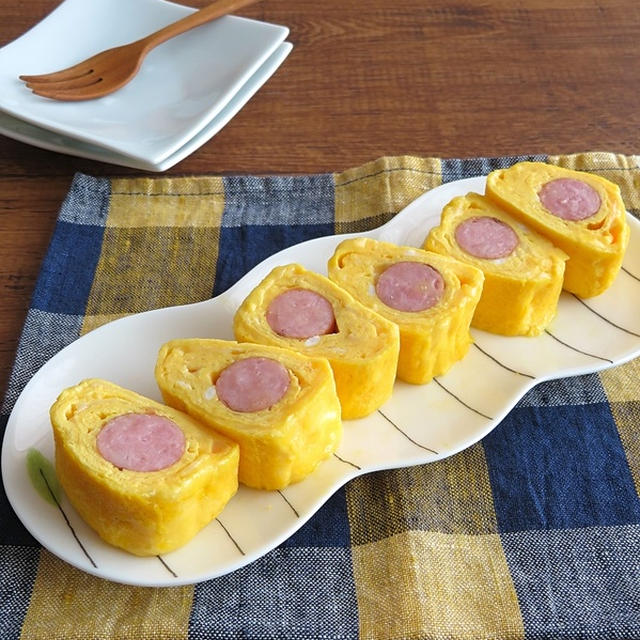 簡単 お弁当やおつまみに ウインナーの卵焼き チーズ入り By Kaana57さん レシピブログ 料理ブログのレシピ満載
