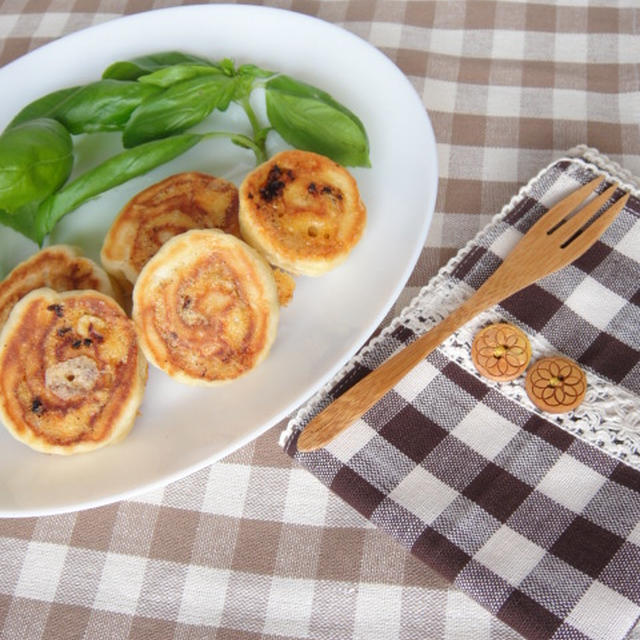 フライパンで！ドライトマトとチーズのパン☆