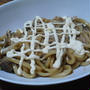 ツナマヨきのこ焼きうどん