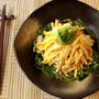苦み激減。丸ごと薄ゴーヤの絶品塩麹冷やし中華サラダ（糖質4.7g）