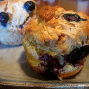 Macrobiotic Blueberry Muffin マクロビブルーベリーマフィン 