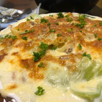シャキシャキ食感が美味しい☆チンゲン菜とチキンのキャセロール～ぐんまクッキングアンバサダー～