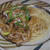 きのこ餡かけパスタ