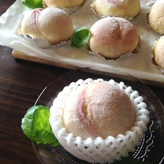 桃パン。 by mosnogohanさん | レシピブログ - 料理ブログのレシピ満載！